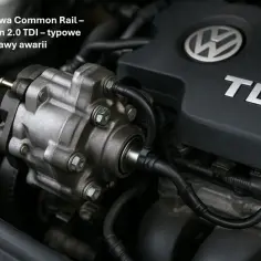 Pompa paliwa Common Rail VW 2.0 TDI. Zapowietrzona pompa paliwa objawy mogą być różne, np. nierówna praca silnika.