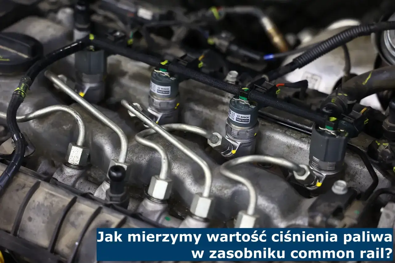 Silnik z listwą wtryskową common rail. Sprawdzanie prawidłowego ciśnienia paliwa w zasobniku common rail jest kluczowe dla jego pracy.