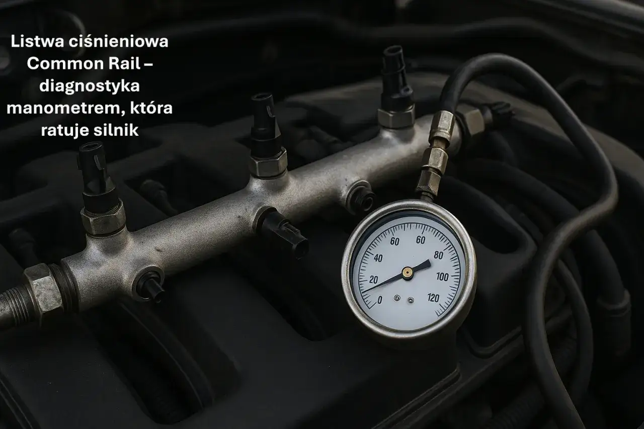 Common Rail – diagnostyka manometrem. Zbyt niskie ciśnienie paliwa objawy mogą być groźne dla silnika.