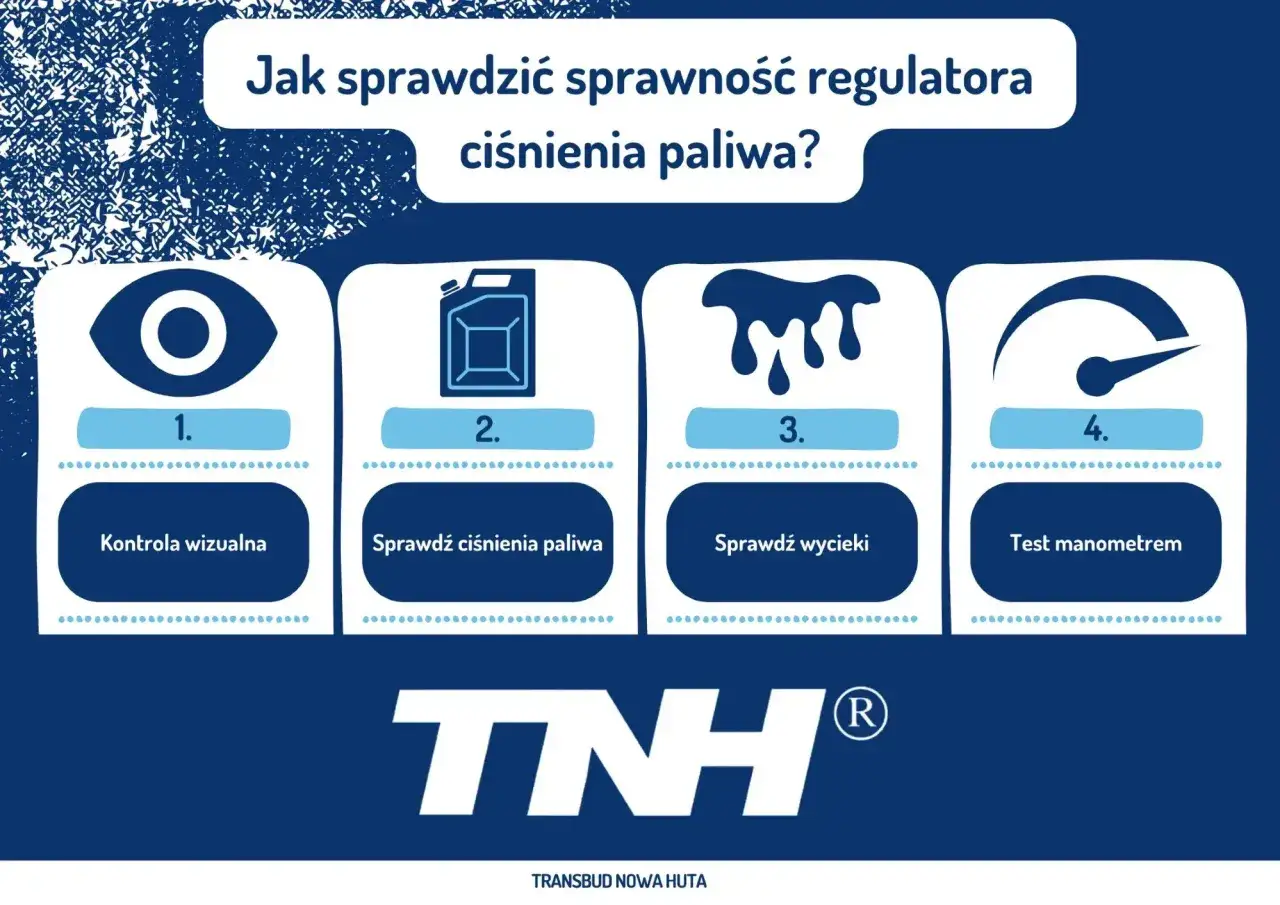 Jak sprawdzić regulator ciśnienia paliwa: kontrola wizualna, ciśnienia, wycieków i test manometrem.